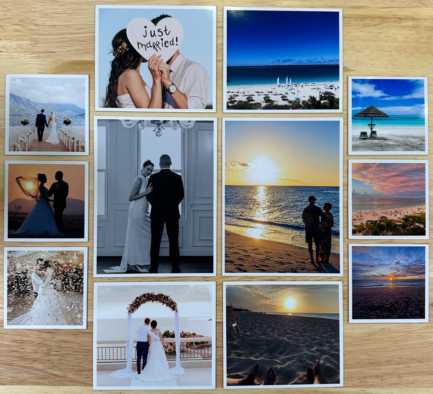 Memory Mix bundle  (12 custom photos in 3 magnet sizes!)